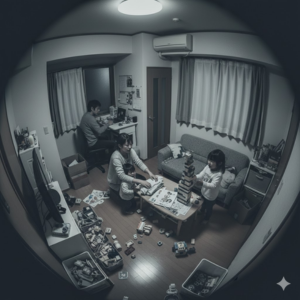 狭い家での子育て