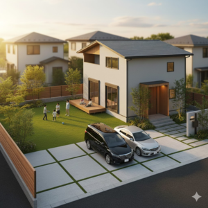 55坪の土地に建てる家