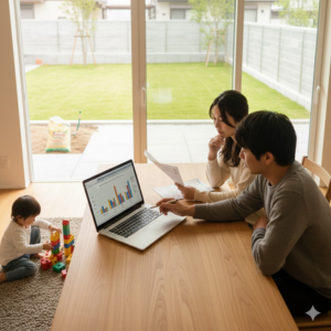 55坪の土地に建てる家
