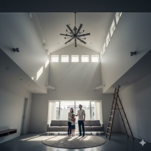 リビング広すぎ　後悔