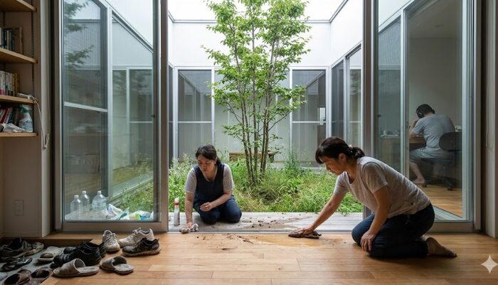中庭のある家 後悔